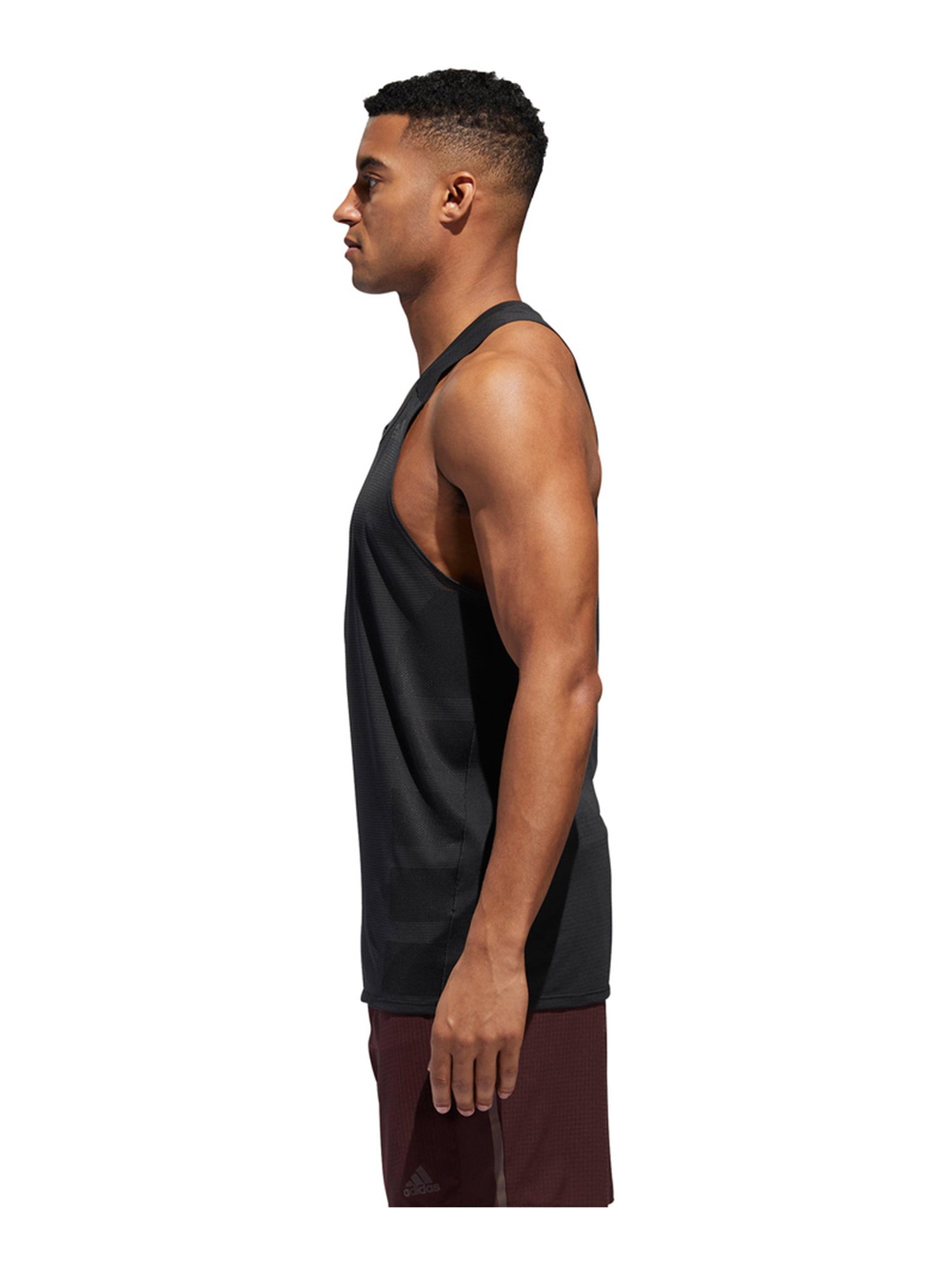 Buy Adidas Black Regular Fit T-Shirt 