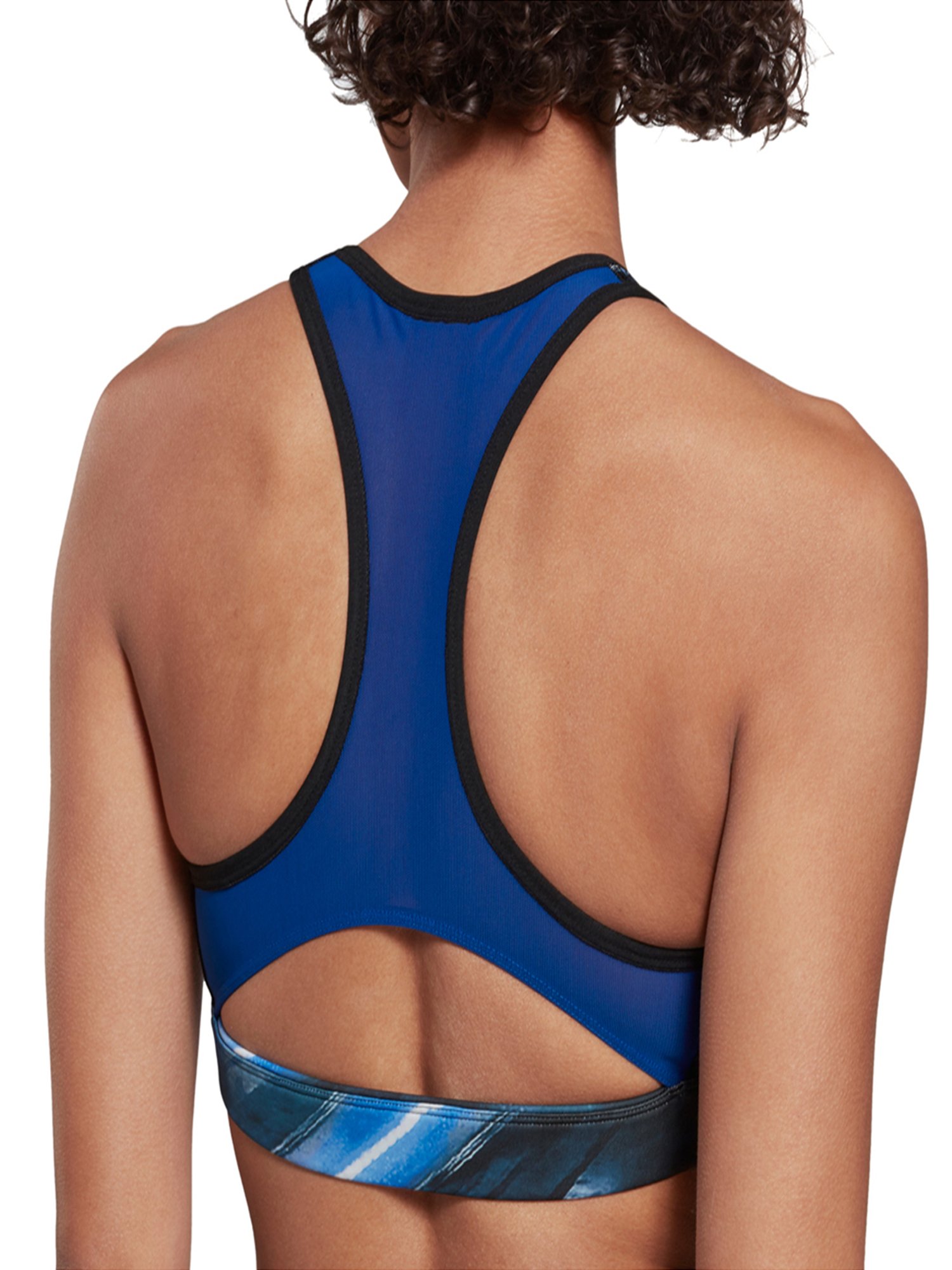 Buy Reebok Blue Non Wired Non Padded Sports Bra for Women Online @ Tata CLiQ