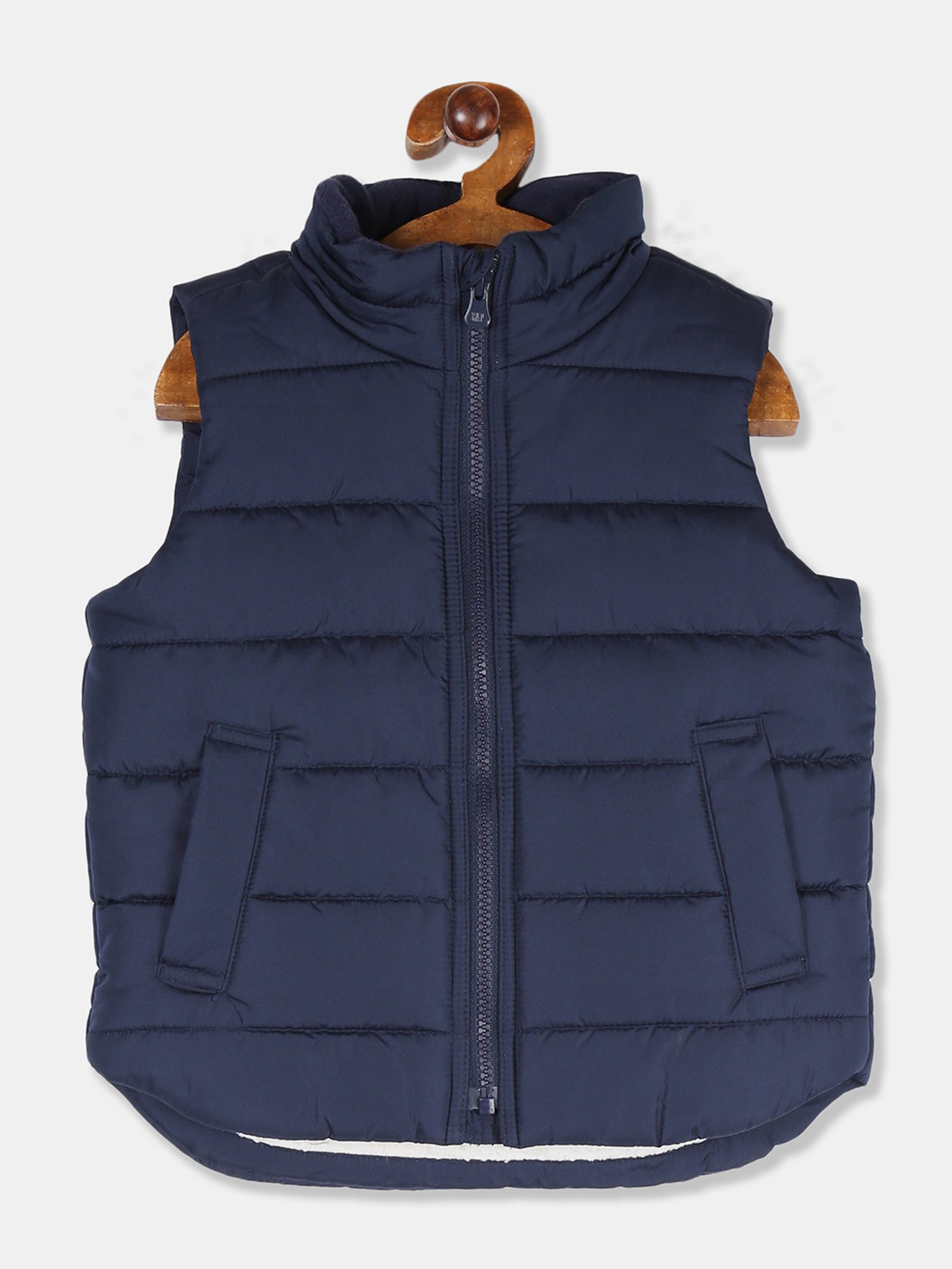 childrens navy quilted jacket