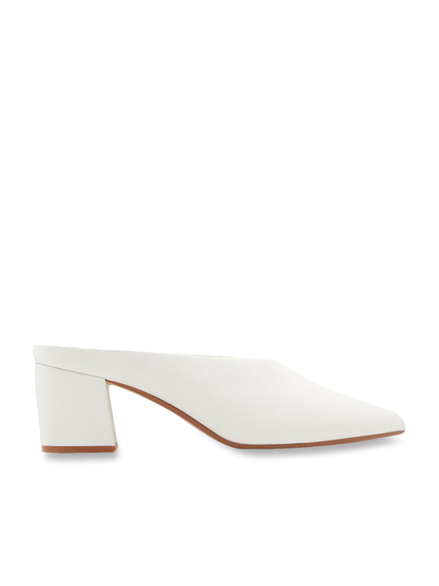 aldo white mule