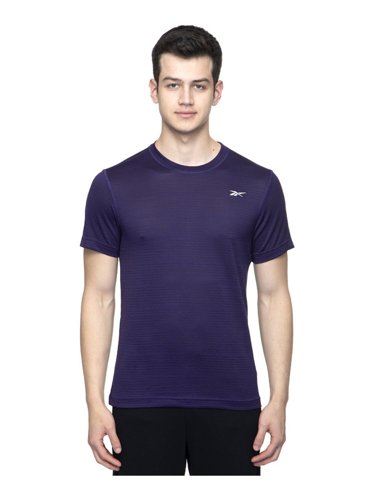 Reebok Men's Shirt - Purple - XXL