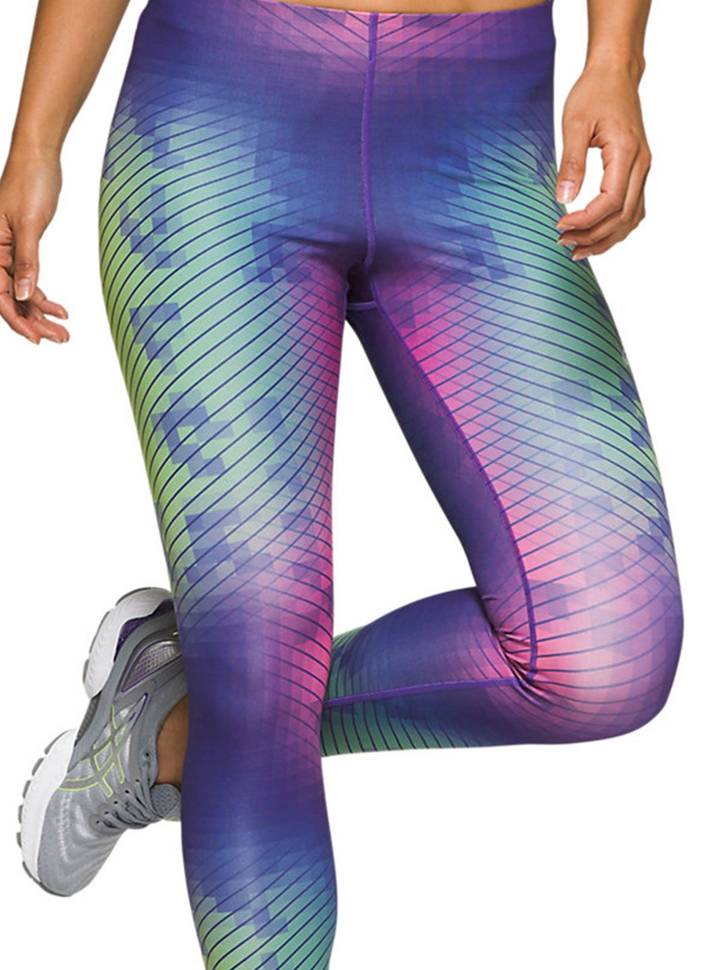 nike women's power epic lux faded printed tights