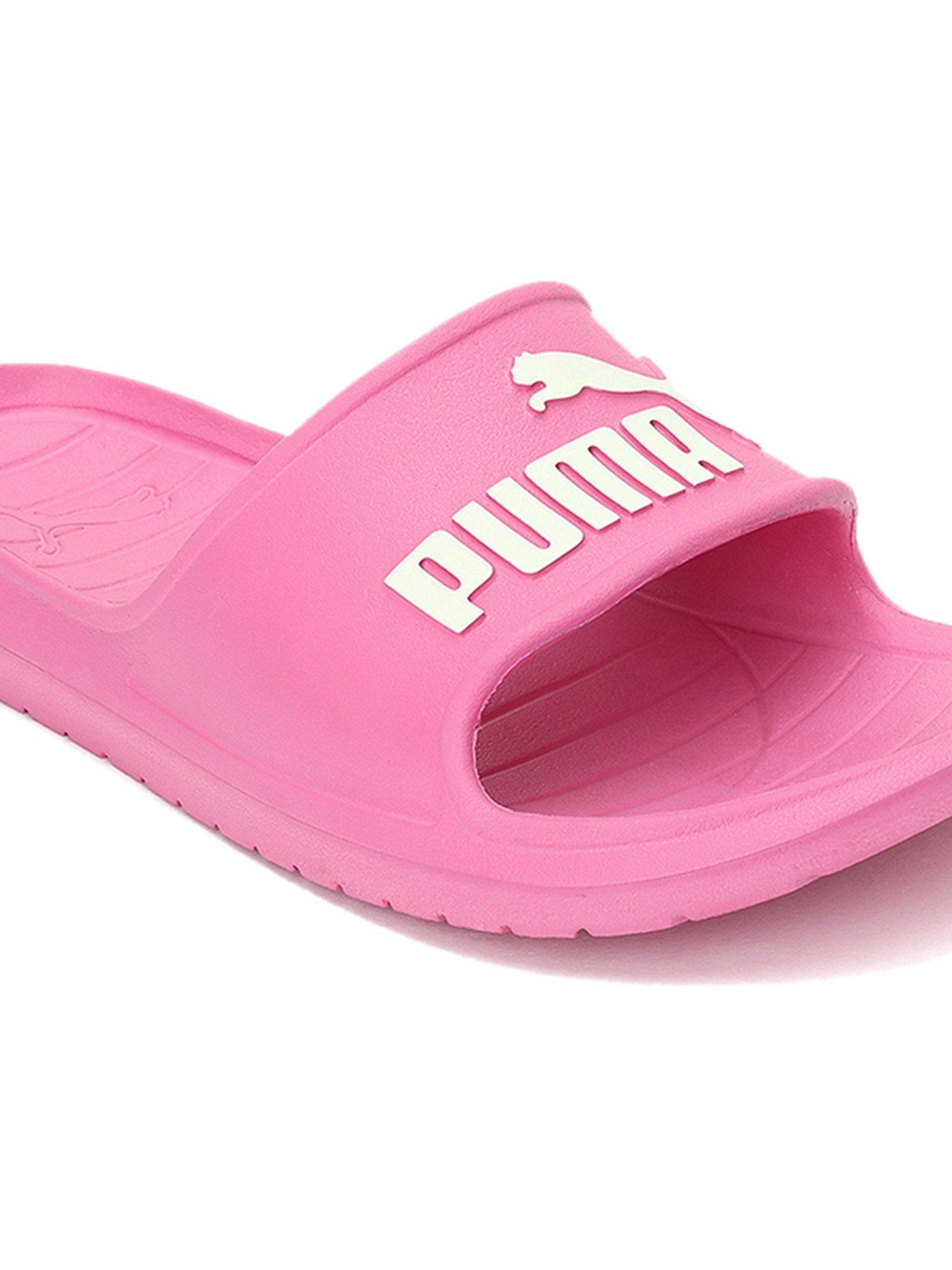 pink puma slides