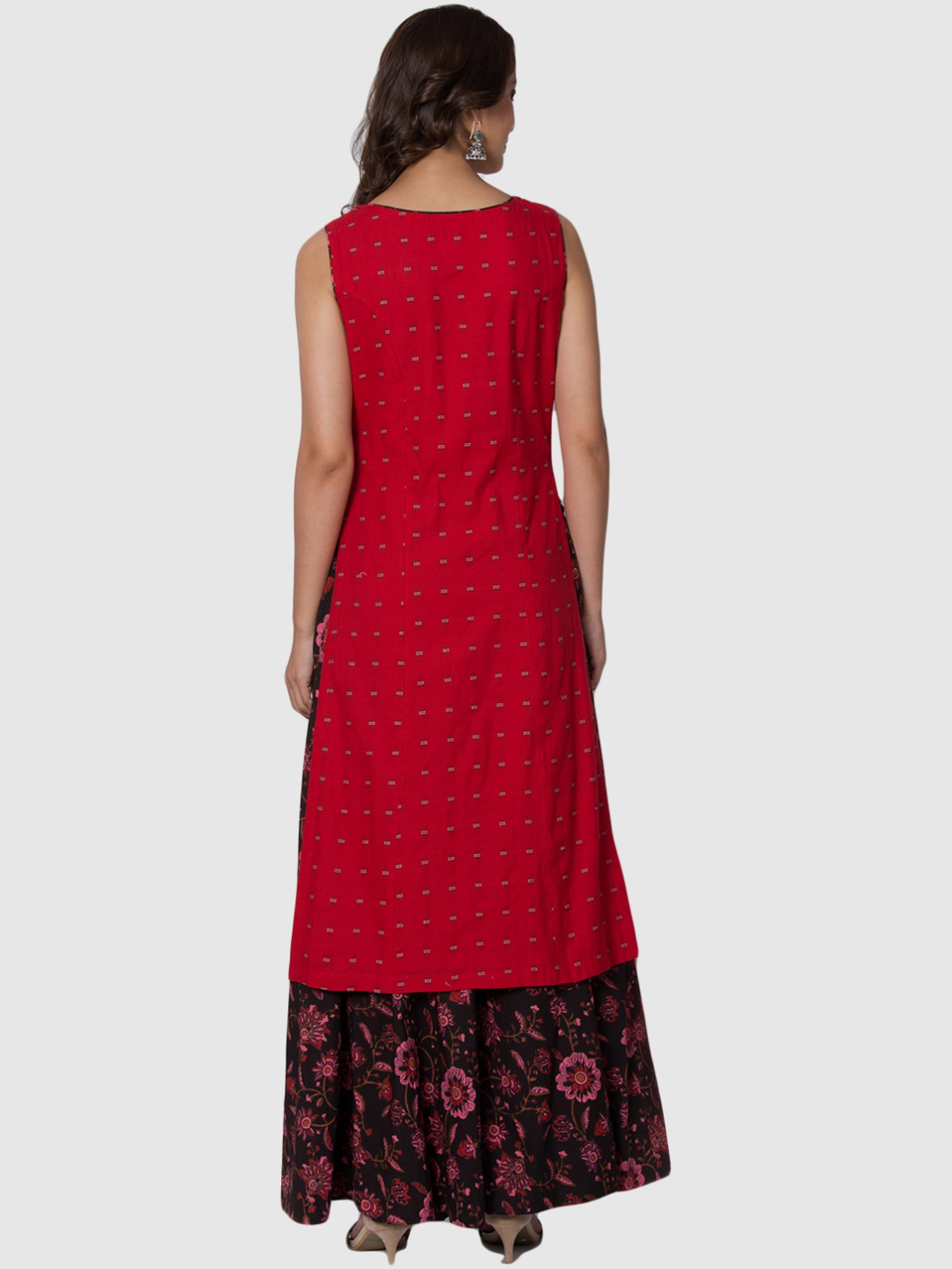 Share more than 80 black kurti with red palazzo  thtantai2