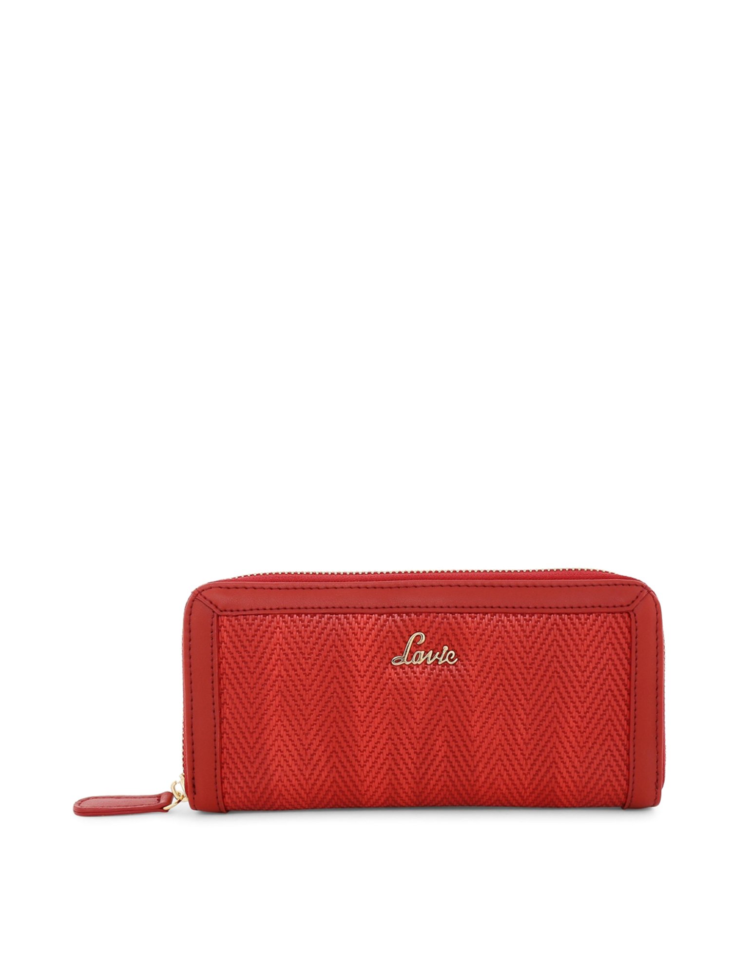 lavie red wallet