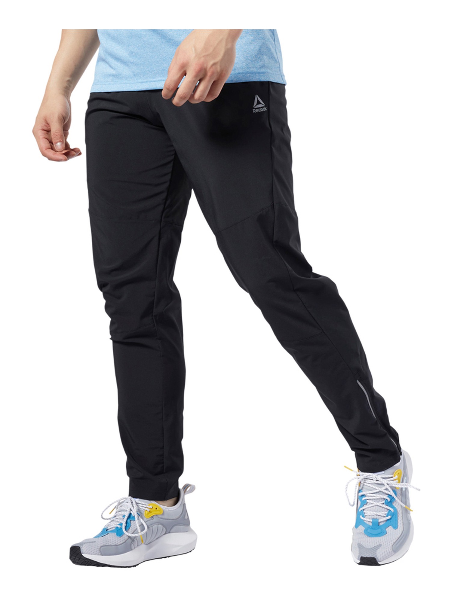 Buy Reebok Black Slim Fit Trackpants for Mens Online  Tata CLiQ