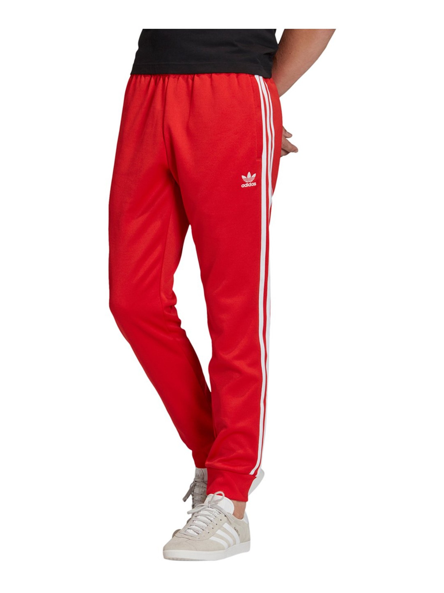 ADIDAS ORIGINALS Essentials Joggers, Red Men's Athletic Pant