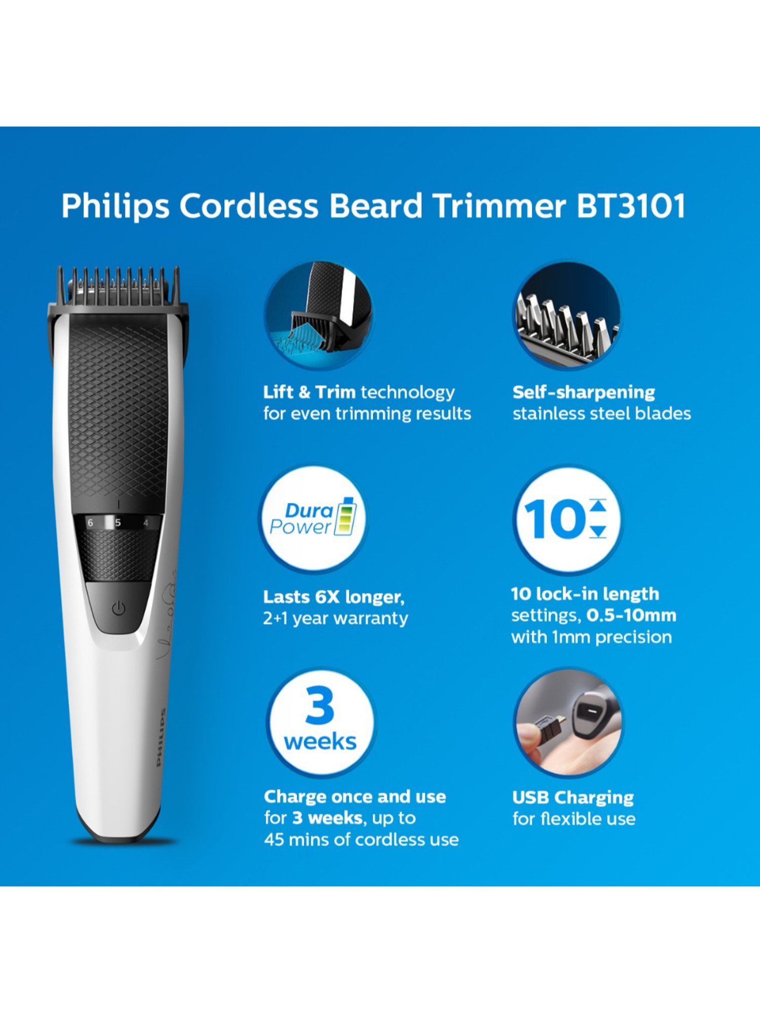 philips bt3101 trimmer
