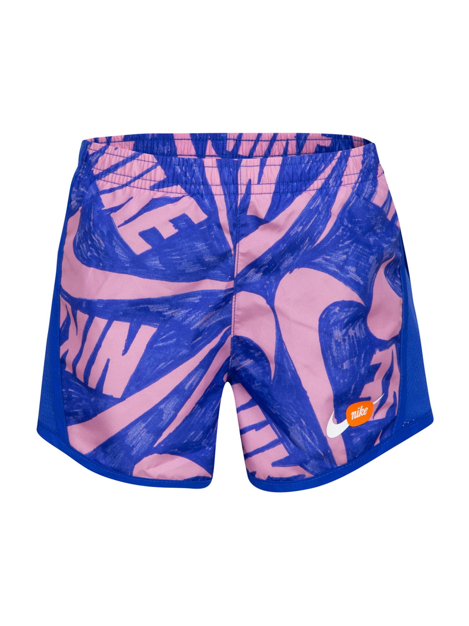 pink and blue nike shorts