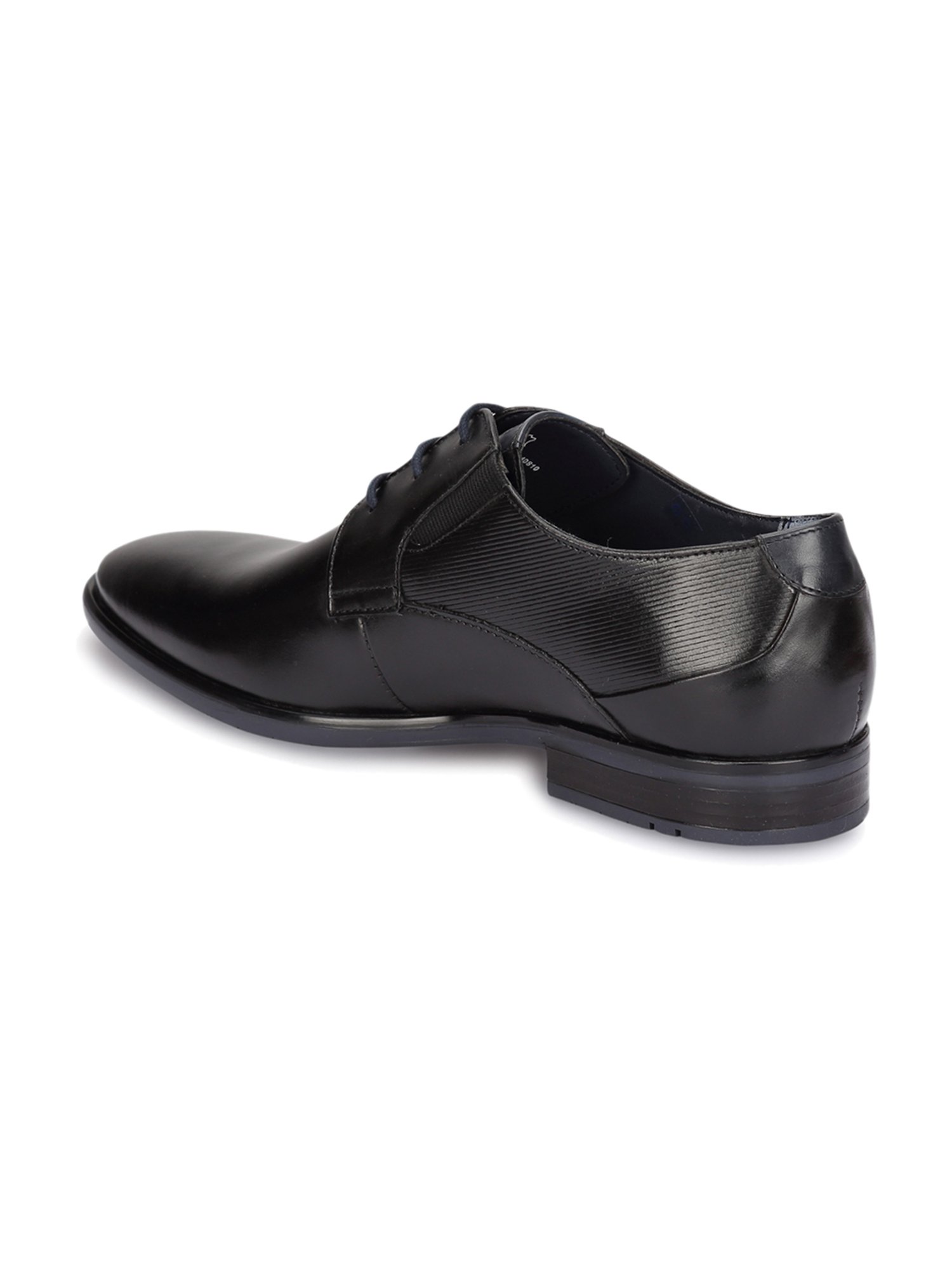 Buy Ruosh Newyork Black Derby Shoes for 