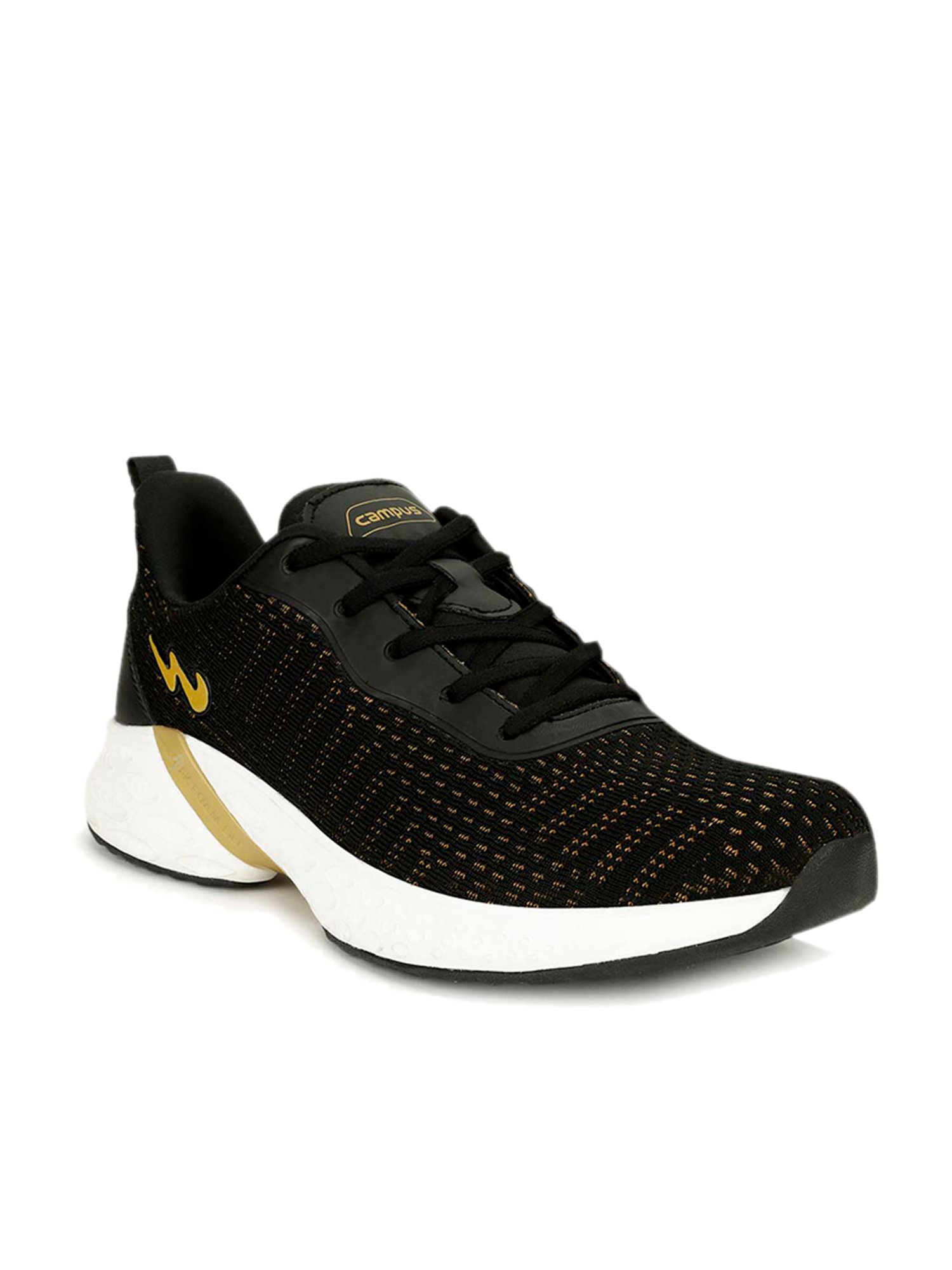 Campus Men's Shawn Black Running Shoes 