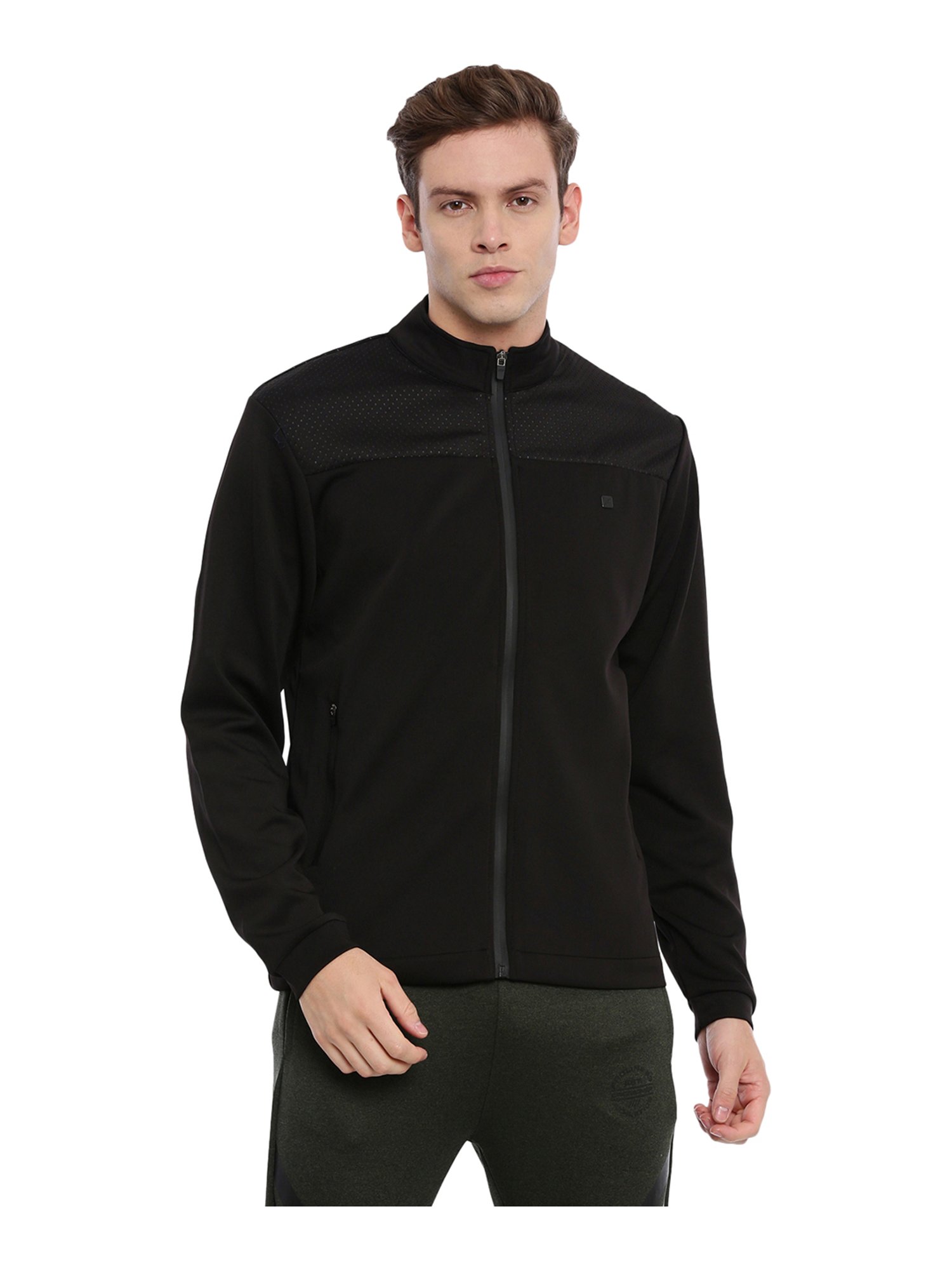 Buy Proline Active Black Bomber Fit Color Block Jacket for Mens Online @  Tata CLiQ