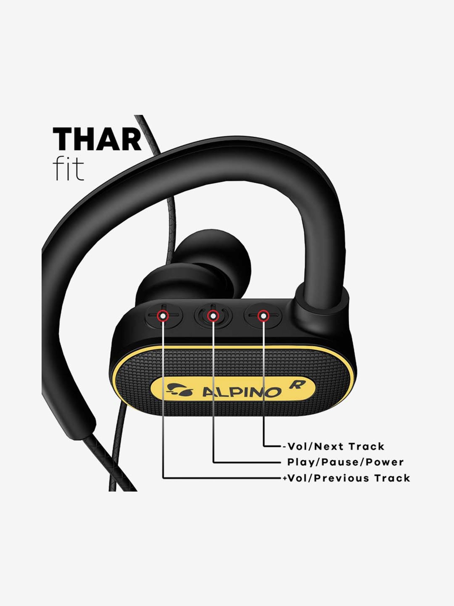 Buy Alpino Thar Fit Bluetooth Earphones 