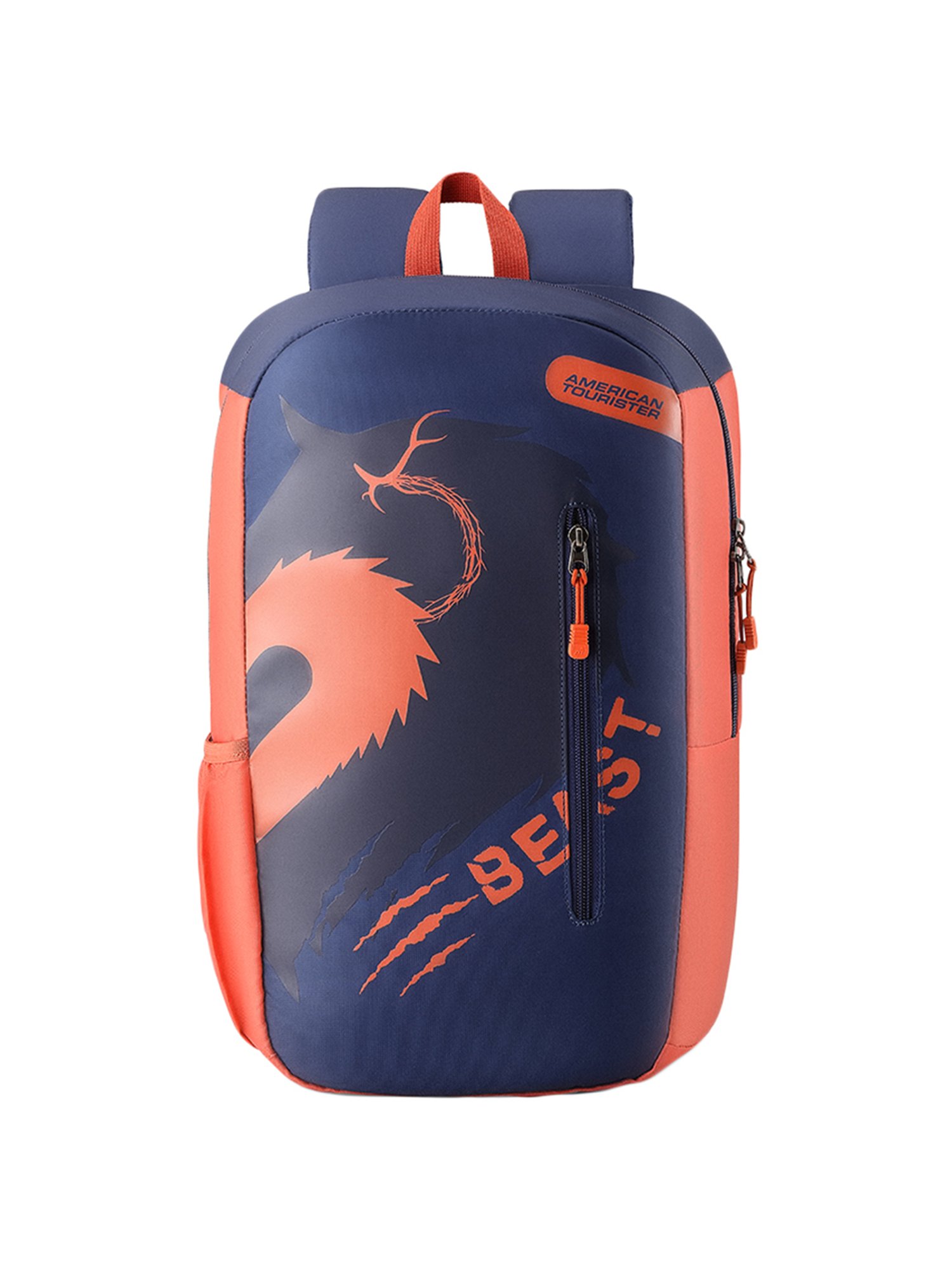 american tourister orange backpack