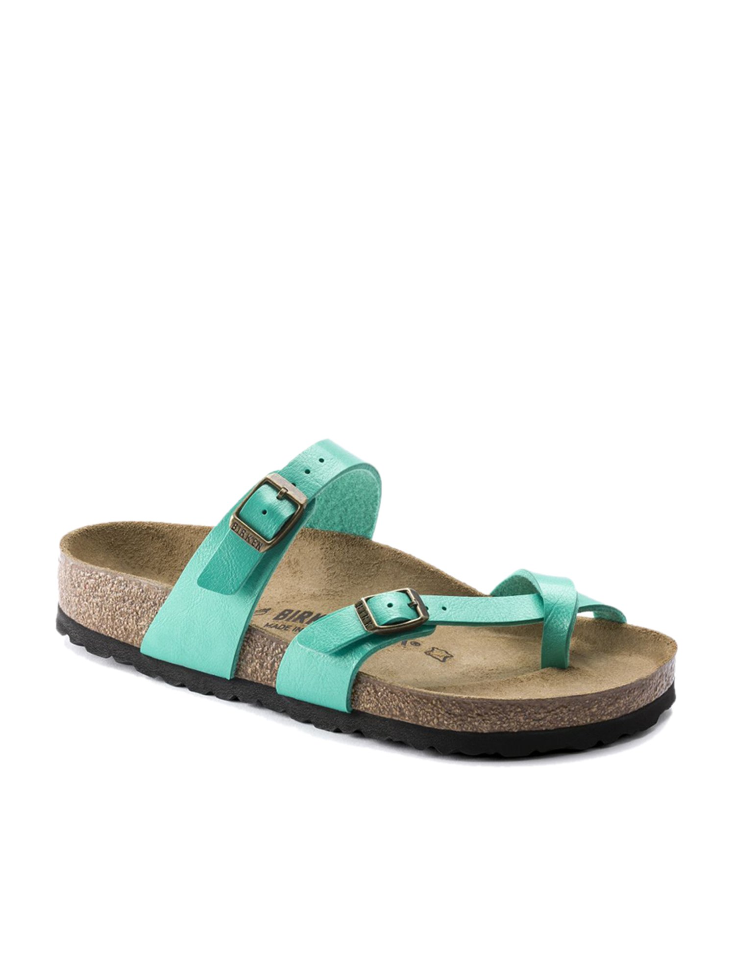 turquoise birkenstock