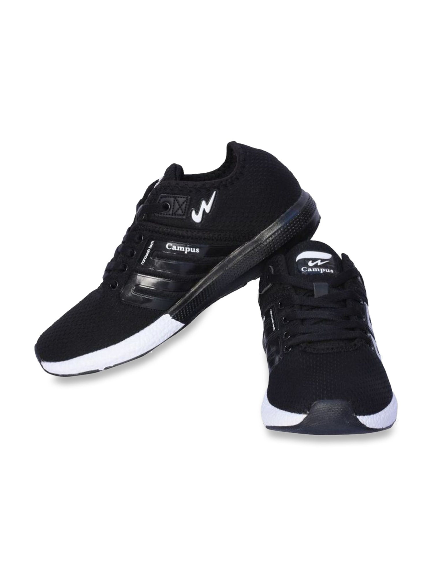 Campus battle black running shoes Clearance