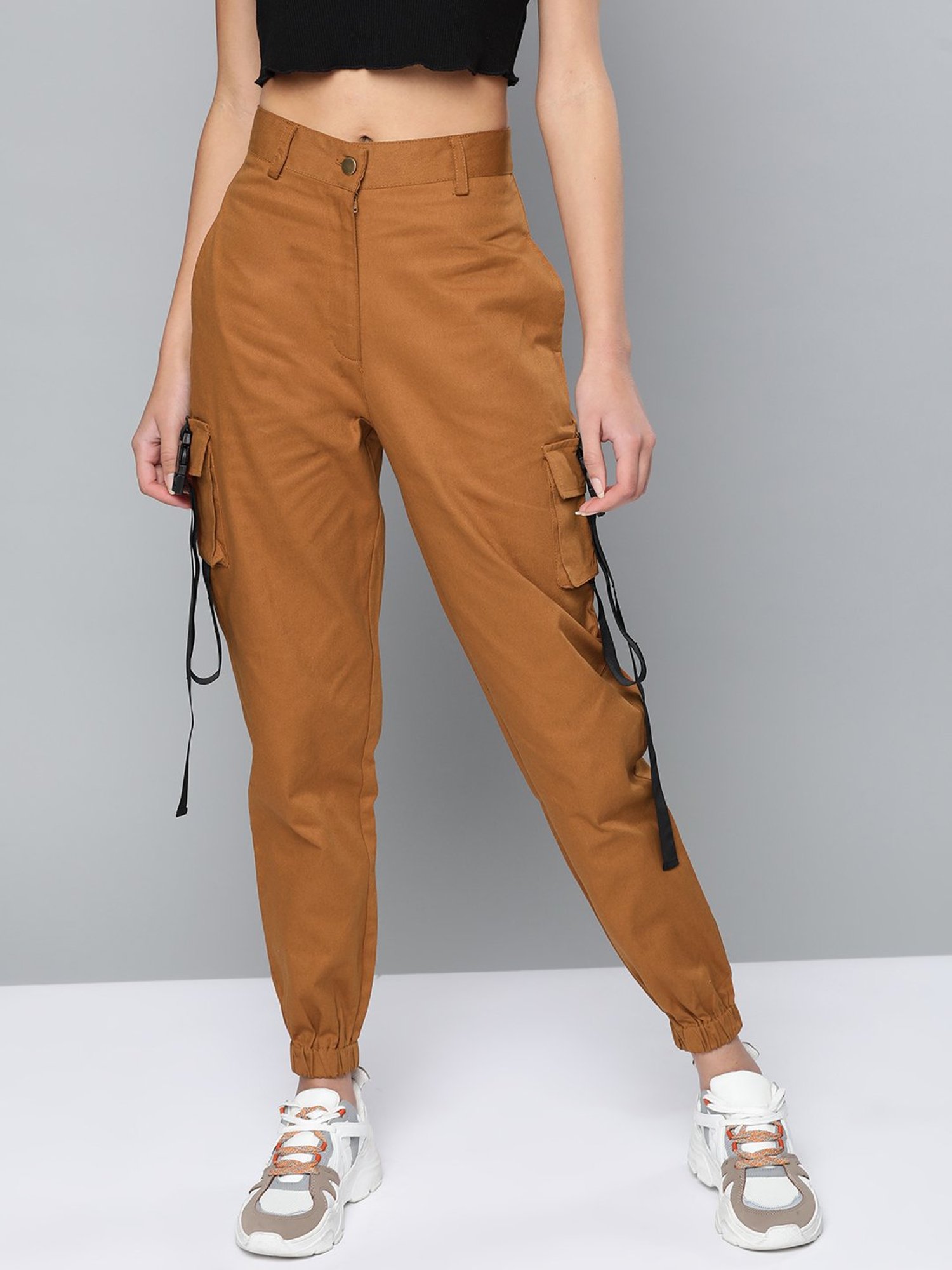 TINTED Trousers and Pants  Buy TINTED Brown Formal Pants For Women Online   Nykaa Fashion