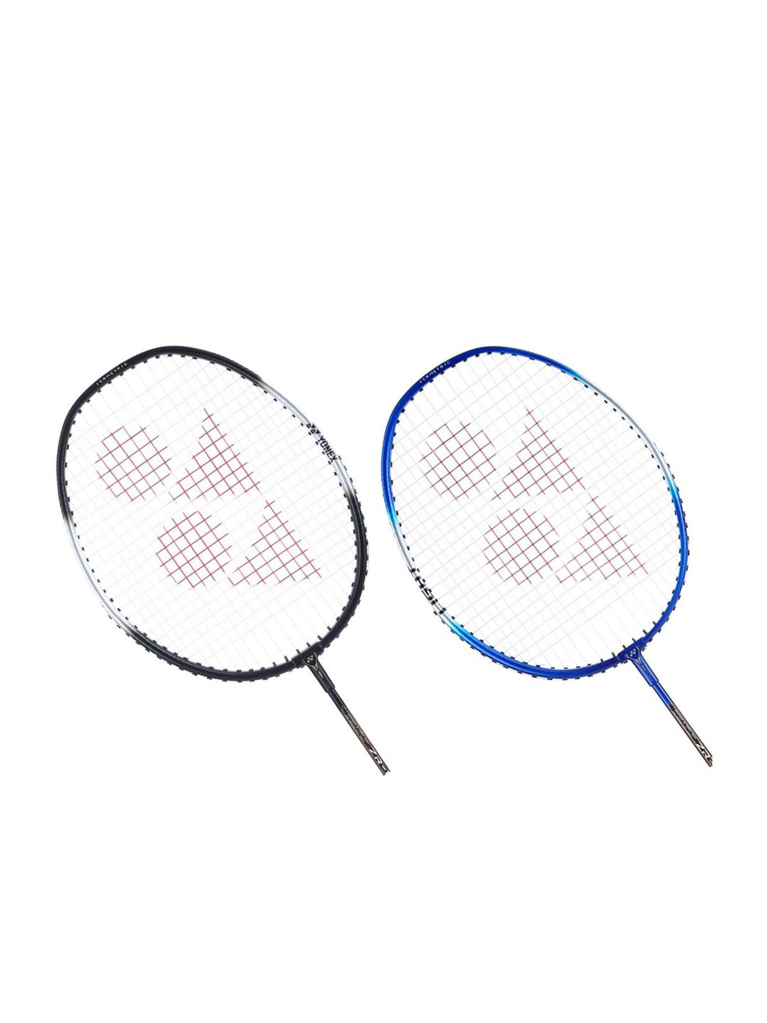 Yonex ZR 100 Light Black Aluminium Badminton Racquet with Full Cover (Set of 2)