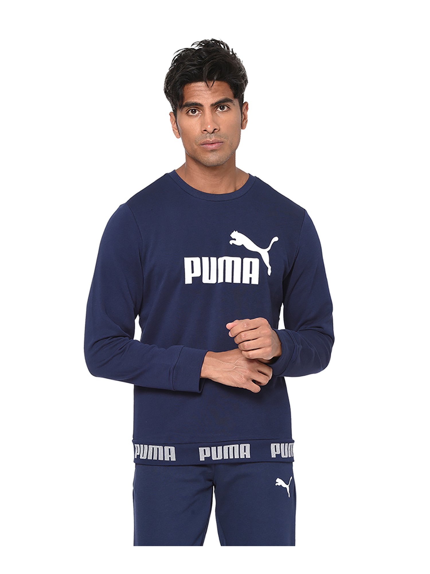 puma blue sweatshirt