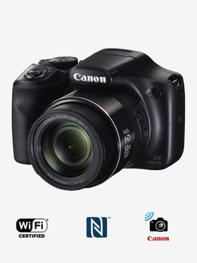 Canon PowerShot SX540 HS 20.3 MP Point & Shoot Camera with 16GB Card, Charger and Carry Case (Black)