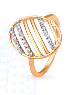 Mia by Tanishq 14 kt Gold & 0.167 ct Diamond Ring