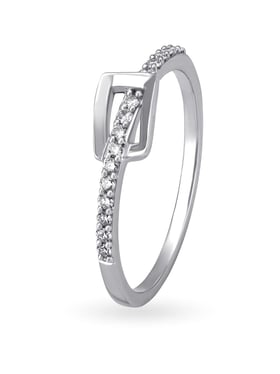 Mia by Tanishq 14 kt Gold & 0.12 ct Diamond Ring