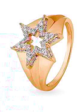 Mia by Tanishq Star 14 kt Gold Ring
