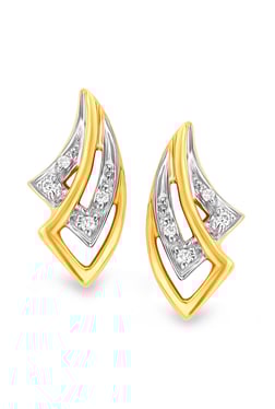 Tanishq Earrings Online At Tata Cliq Tanishq 18 Kt Gold Diamond Earrings