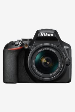 Nikon D3500 (with AF-P 18-55mm VR Kit Lens) DSLR Camera with 16GB Card and Carry Case (Black)