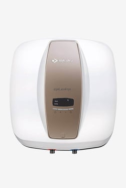 Bajaj Calenta Digi 25L 2000W Storage Water Heater (White/Brown)