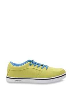 Benetton Lime Green Casual Sneakers 