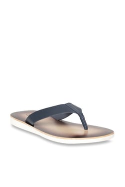 United Colors Of Benetton Navy & Brown Flip Flops - Mp000000003737210