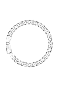 80  Casual Wear Men Silver Bracelet 2650 Grams