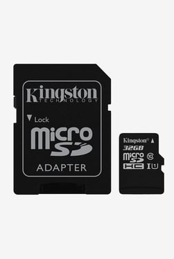 Kingston SDC10/32GBFR 32 GB Class 10 UHS-I Micro SDHC Memory Card (Black)
