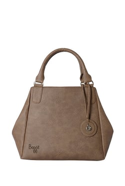 Baggit Handbags Online Bags Upto 70 Off At Tata Cliq Baggit L Salt Y G Z Krispa Smoke Beige Solid Pvc Handbag