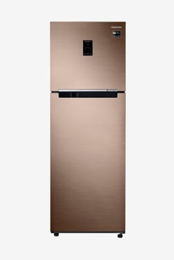 Samsung 345 L Inv 3S 2019 Frost Free Double Door Refrigerator Refined Bronze, RT37M5538DP/HL Samsung Electronics TATA CLIQ