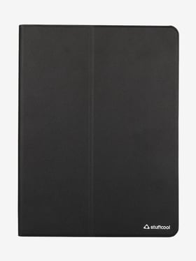 Stufffcool Tourner 360 degree Faux Flip Cover with Pencil Holder for Apple iPad Pro 12.9inch (Black)