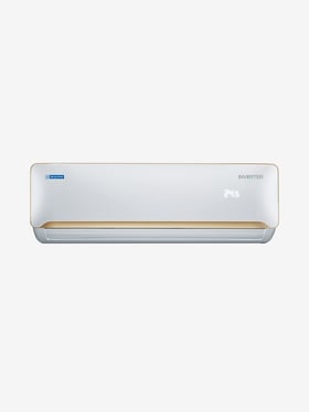 Blue Star BS-5CNHW18QATU 1.5 Ton 5S Blue Star 1.5 Ton Inverter 5 Star Copper (2019 Range) R32 BS-5CNHW18QATU Split AC (White/Gold)