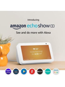 Buy  Echo Show 5 Smart speaker with Alexa - 5.5 inch ScreenOnline At  Best Price @ Tata CLiQ