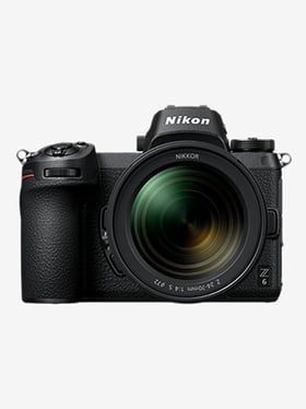 Nikon Z6 24-70mm Lens Mirrorless DLSR Camera + Mount Adapter FTZ (Black)