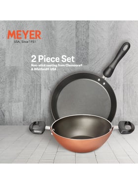 Meyer Copper Cookware Set Pack of 2