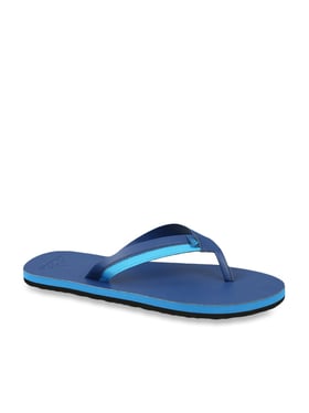 adidas brizo 3.0 blue leather flip flops