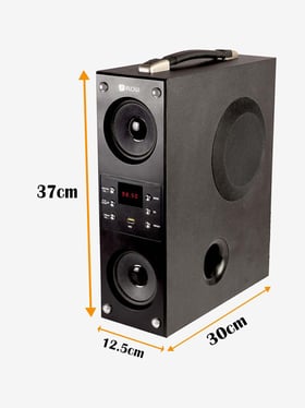 flow mini boombox bluetooth tower speaker