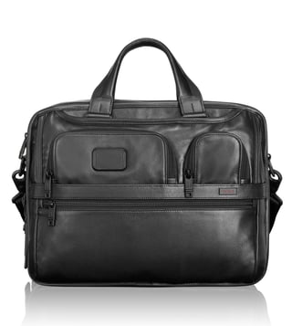 Buy Tumi Black Expandable Organizer Computer Brief for Men Online Tata CLiQ Luxury