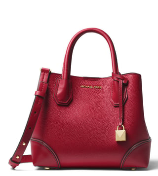 Michael kors outlet maroon satchel