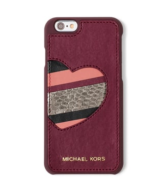 Pink iphone 6 2024 michael kors case