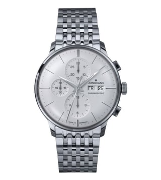 Buy Junghans Meister 27412145 Silver Dial Watch for Men Online