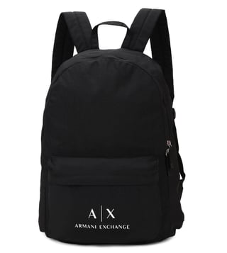 Armani exchange logo best sale backpack