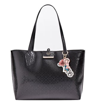 Buy GUESS Black Tabbi Large Logo Tote for Women Online Tata CLiQ Luxury