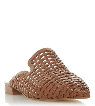 Buy Dune London Tan Capree Mule Sandals only at Tata CLiQ Luxury